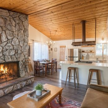 Kiwican Home Improvement Services - Beautiful finishing work around the base of the bar, floorboards and walls.  Much attention to detail. - Handyman Near Me - Lake arrowhead, California