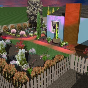 Modified Landscape Design - 3D Rendering - Landscaping Near Me - San Carlos, California Modified Landscape Design - 3D Rendering - Landscaping Near Me - San Carlos, California