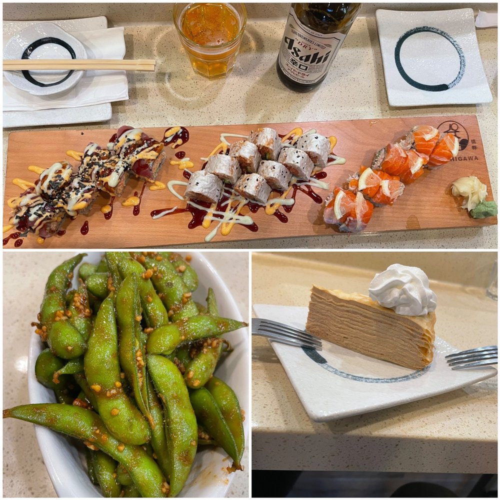 Hashi Gawa - Signature rolls, spicy garlic edamame, earl gray crepe cake - Japanese Near Me - Alameda, California Hashi Gawa - Signature rolls, spicy garlic edamame, earl gray crepe cake - Japanese Near Me - Alameda, California