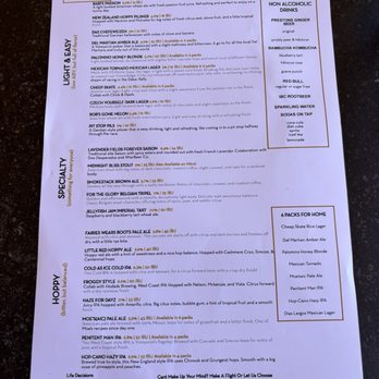 Viewpoint Brewing - Menu - Breweries Near Me - Del Mar, California
