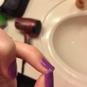 Nail Stop - I forgot to mention after I walked out I noticed my pinky nail was broken at the bed. She had filed them so thin that they are all breaking. - Nail Salons Near Me - North Kansas City, Missouri