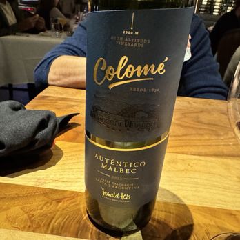 Fogo de Chão - Bottle of wine we ordered - Brazilian Near Me - Emeryville, California Fogo de Chão - Bottle of wine we ordered - Brazilian Near Me - Emeryville, California