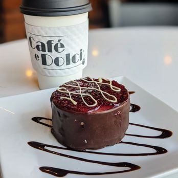Cafe e Dolci - a chocolate cake and a cup of coffee - Gelato Near Me - Warwick, New York