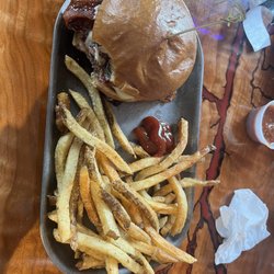 Lago Vista Grill - Bourbon bacon burger