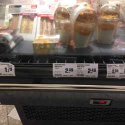 REWE - All different sandwiches, sushi, and wraps are lumped up in one area.
