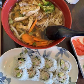 Red Wasabi - Chicken udon with California Roll - Japanese Near Me - Loma Linda, California Red Wasabi - Chicken udon with California Roll - Japanese Near Me - Loma Linda, California