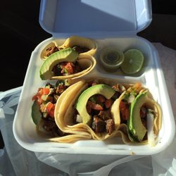 Croson's Deli + Market - Four tongue meat tacos