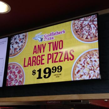 Godfather's Pizza - Mmmmm......Pizza. Watch For The Special.....A Great Deal. - Pizza Near Me - Oklahoma City, Oklahoma Godfather's Pizza - Mmmmm......Pizza. Watch For The Special.....A Great Deal. - Pizza Near Me - Oklahoma City, Oklahoma