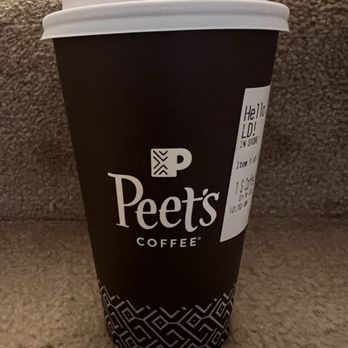 Peet's Coffee - 6/17/26 FYI. Small in a medium cup. I Like extra cream :) - Coffee & Tea Near Me - San Francisco, California