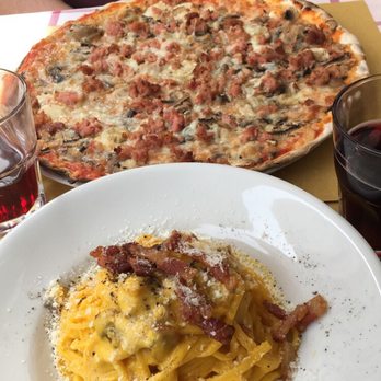 Ai Balestrari in Prati - Sausage pizza and carbonara - Roman Near Me - Rome, RM Ai Balestrari in Prati - Sausage pizza and carbonara - Roman Near Me - Rome, RM