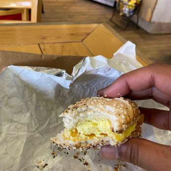 5th Ave Bagelry - Egg and cheese on the works. - Bagels Near Me - Long Beach, California 5th Ave Bagelry - Egg and cheese on the works. - Bagels Near Me - Long Beach, California