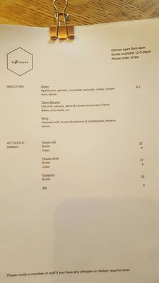 Menu photo 4 26 Grains London, XGL