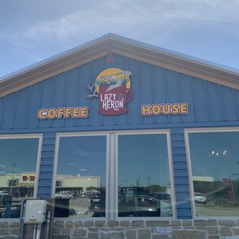 Lazy Heron Coffee House - Outdoor sign - Coffee & Tea Near Me - Kingsland, Texas Lazy Heron Coffee House - Outdoor sign - Coffee & Tea Near Me - Kingsland, Texas