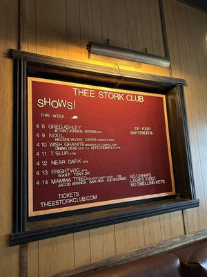 Menu photo 2 Thee Stork Club Oakland, CA Menu photo 2 Thee Stork Club Oakland, CA