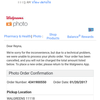 Walgreens - This is the email I got. - Drugstores Near Me - Honolulu, Hawaii