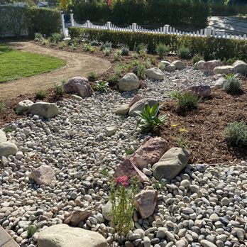 Urban Soil Landscape - Dry creek bed! The photo doesn't do it justice. It's really beautiful. - Landscaping Near Me - Van Nuys, California Urban Soil Landscape - Dry creek bed! The photo doesn't do it justice. It's really beautiful. - Landscaping Near Me - Van Nuys, California