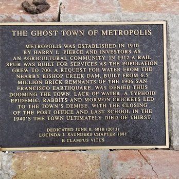 Metropolis Ghost Town - Local Flavor Near Me Metropolis Ghost Town - Local Flavor Near Me