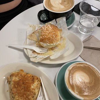 Little Oddfellows - Scone latte and muffin - Cafes Near Me - Seattle, Washington