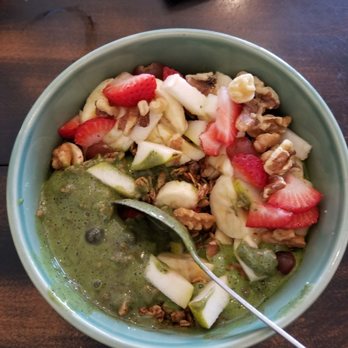 Outer Bean Cafe - Kitty Hawk - Green Granola Bowl (massive bowl filled to the top - so good) - Juice Bars & Smoothies Near Me - Kitty Hawk, North Carolina