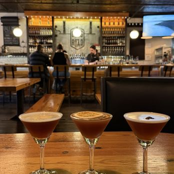 Long Road Distillers - Espresso Martini flight - Bars Near Me - Grand Rapids, Michigan