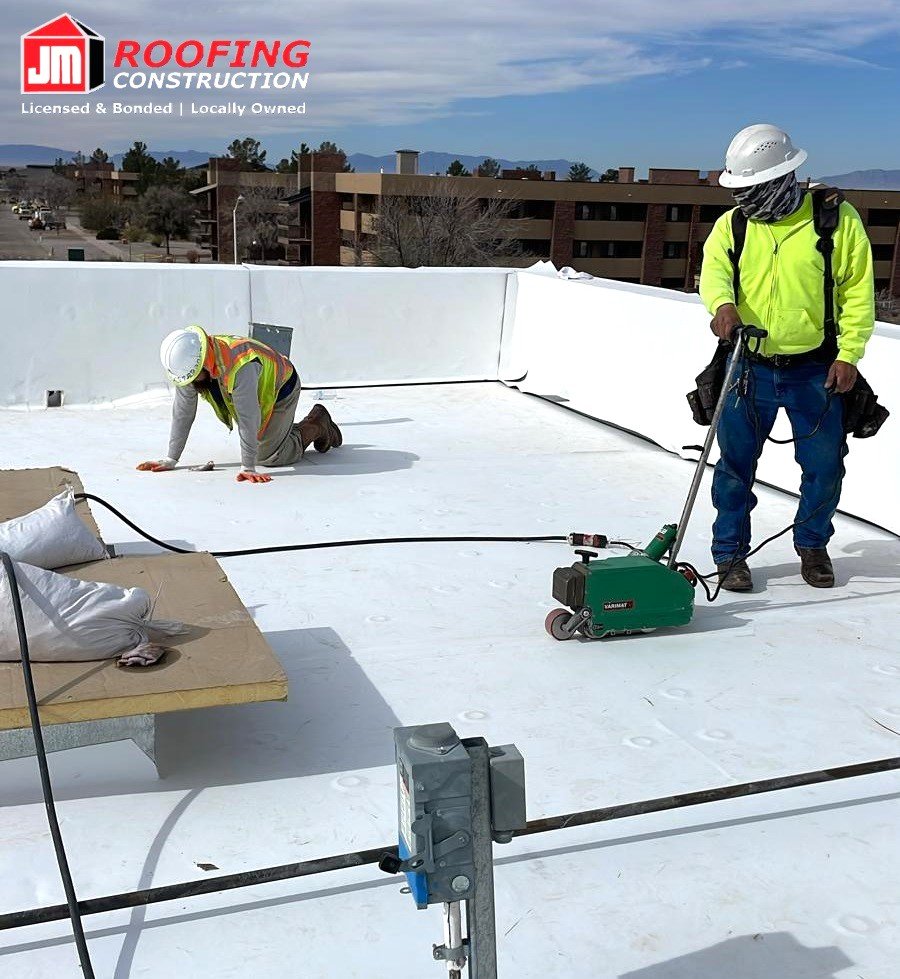 Slide of JM Roofing Construction