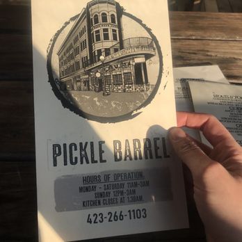 Pickle Barrel Restaurant - Hours and phone number - New American Near Me - Chattanooga, Tennessee