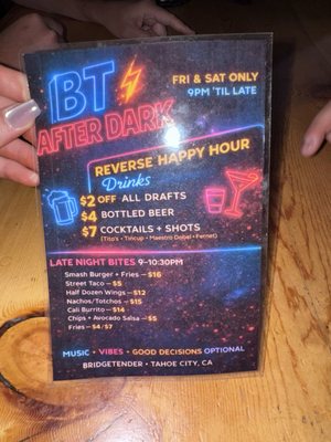 Menu photo 4 BridgeTender Tavern Tahoe City, CA Menu photo 4 BridgeTender Tavern Tahoe City, CA