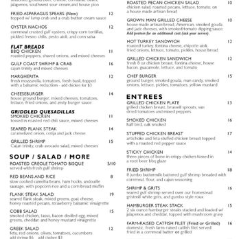 J. Wilson's - Menu - New American Near Me - Beaumont, Texas J. Wilson's - Menu - New American Near Me - Beaumont, Texas