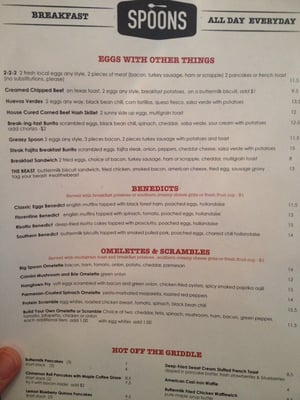 Menu photo 8 Spoons Cafe Baltimore, MD