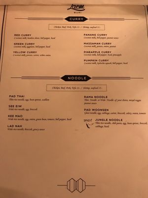 Menu photo 2 Laem Buri Seattle, WA