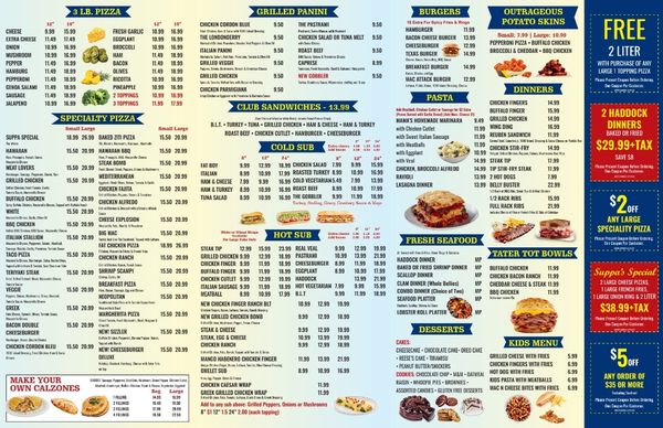 Menu photo 3 Suppa's pizza Londonderry, NH Menu photo 3 Suppa's pizza Londonderry, NH