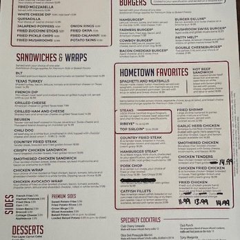 The Cove Club - Menu 5/25 - Bars Near Me - Langley, Oklahoma The Cove Club - Menu 5/25 - Bars Near Me - Langley, Oklahoma