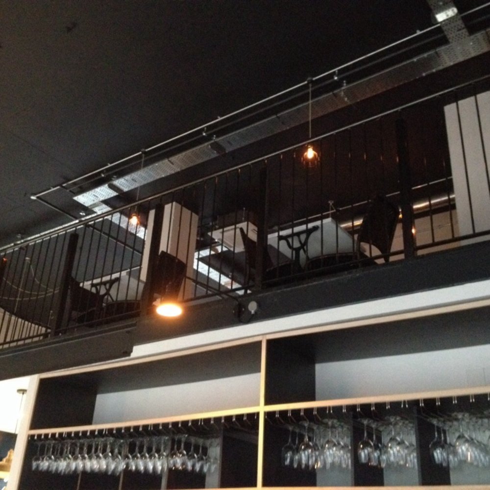 Salut Wines - More seating on the mezzanine level - Wine Bars Near Me - Manchester, XGM
