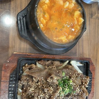 Tofu Chon - Bulgogi & seafood soon tofu combo - Korean Near Me - Ontario, California Tofu Chon - Bulgogi & seafood soon tofu combo - Korean Near Me - Ontario, California