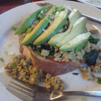 Off The Griddle - Veggie and a mess (tofu version... also available in poached egg version) - Vegan Near Me - Portland, Oregon Off The Griddle - Veggie and a mess (tofu version... also available in poached egg version) - Vegan Near Me - Portland, Oregon