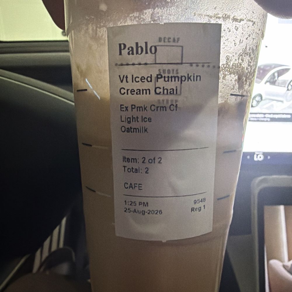 Starbucks - Iced pumpkin chai - Coffee & Tea Near Me - Glendora, California Starbucks - Iced pumpkin chai - Coffee & Tea Near Me - Glendora, California