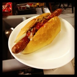 Star Cafe - The foot long hot dog !