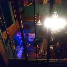 From upstairs