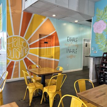 Waffle Love - Restaurant wall - Waffles Near Me - Round Rock, Texas Waffle Love - Restaurant wall - Waffles Near Me - Round Rock, Texas