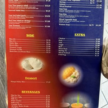 IB Thai - Menu 2/2 Nov 15, 2024 - Thai Near Me - Imperial Beach, California