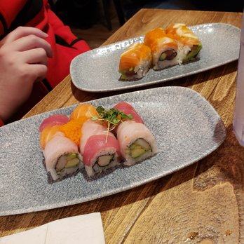 Mikuni - Rainbow Roll and I forget the other! - Japanese Near Me - Concord, California Mikuni - Rainbow Roll and I forget the other! - Japanese Near Me - Concord, California