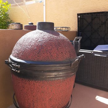 Sparc Welding - Kamado BBQ Lid closed - Metal Fabricators Near Me - Boulder City, Nevada
