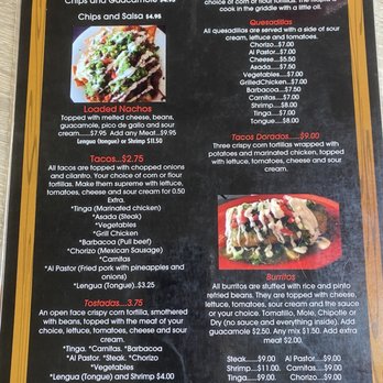 El Limon Flourtown - Menu 1 - Mexican Near Me - Flourtown, Pennsylvania