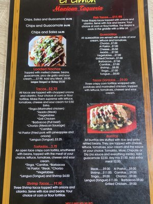 Menu photo 2 El Limon Flourtown Flourtown, PA