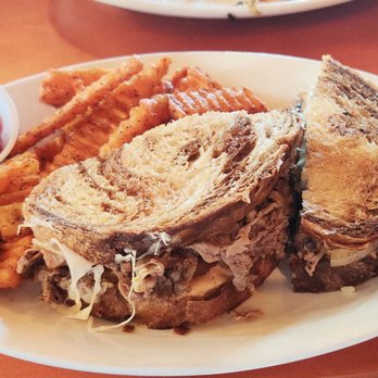 Perfect Pear Bistro - Quad City Melt with Sweet Potato Fries - New American Near Me - Tempe, Arizona