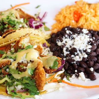 Agave - Fried Artichokes Tacos: mango-habanero sweet vinaigrette, slaw, queso fresco, cilantro ($13.50). - Cocktail Bars Near Me - Seattle, Washington Agave - Fried Artichokes Tacos: mango-habanero sweet vinaigrette, slaw, queso fresco, cilantro ($13.50). - Cocktail Bars Near Me - Seattle, Washington