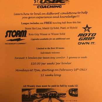 Strike N Spare II - Looking for a challenging Youth league with a free ball at the end? $29 for 12 weeks! Stop in and sign up! - Bowling Near Me - Lockport, Illinois