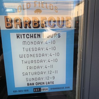 Old Fields Barbecue - Hours - Barbeque Near Me - Huntington, New York Old Fields Barbecue - Hours - Barbeque Near Me - Huntington, New York