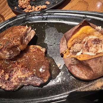 Outback Steakhouse - Caramel Mustard Glazed Pork Chops - Steakhouses Near Me - Winter Park, Florida