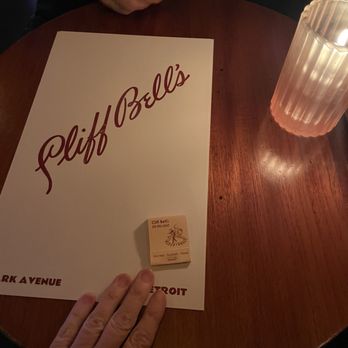 Cliff Bell's - So old school they hand out matches - Bars Near Me - Detroit, Michigan